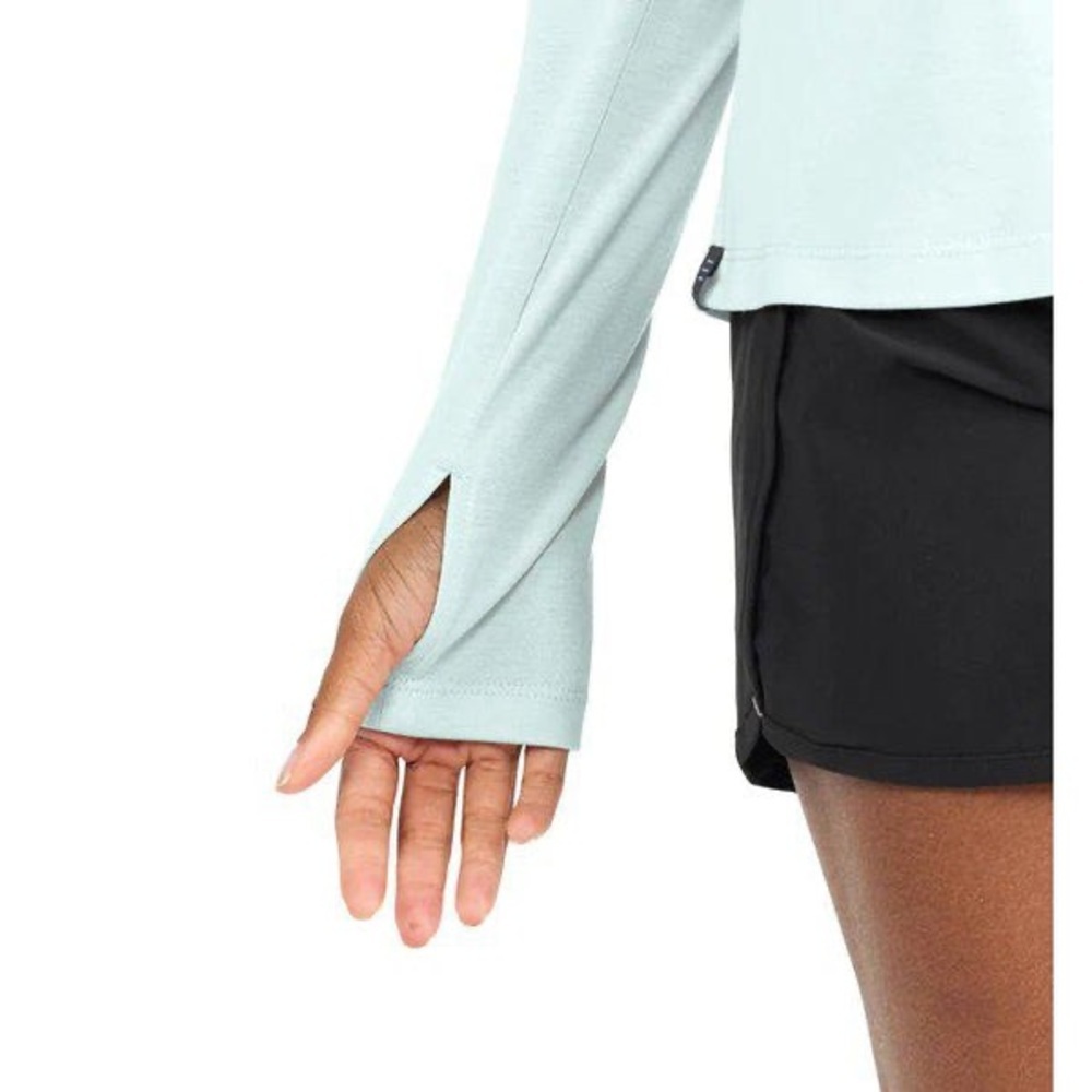 Free Fly Apparel size XL Women's Soft Glacier Long Sleeve Tee with Thumb Cut Out - Picture 7 of 8